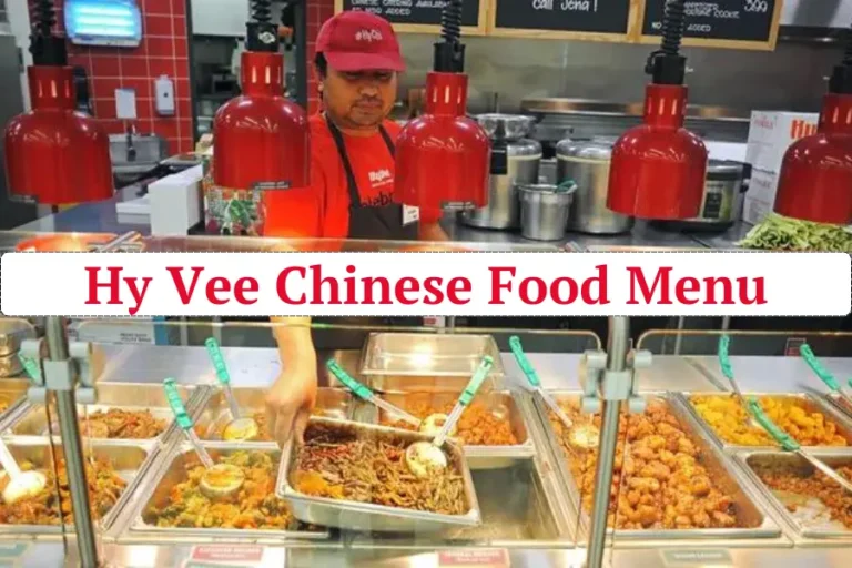 Hy Vee Chinese Food Menu