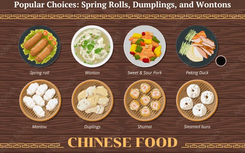 Popular Choices Spring Rolls, Dumplings, and Wontons