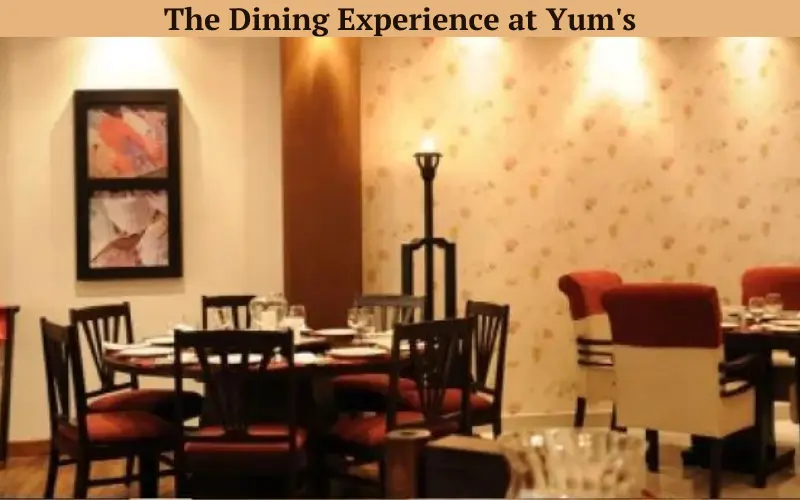 The Dining Experience at Yum's