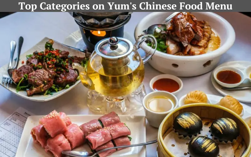 Top Categories on Yum's Chinese Food Menu