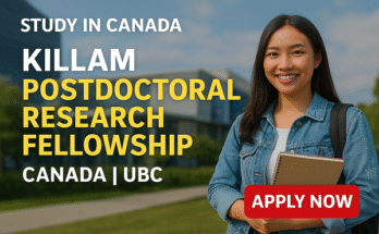 KILLAM Postdoctoral Research Fellowship 2026 Canada | UBC