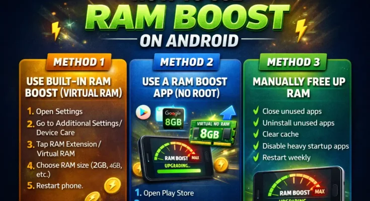 How to Boost RAM on Your Android Phone for Better Performance