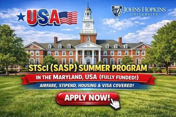 STScI SASP Summer Program in USA (Fully Funded)
