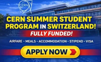 CERN Summer Student Program in Switzerland (Fully Funded)