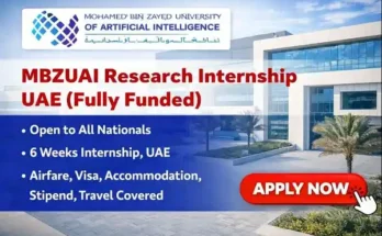 MBZUAI Research Internship in UAE (Fully Funded)