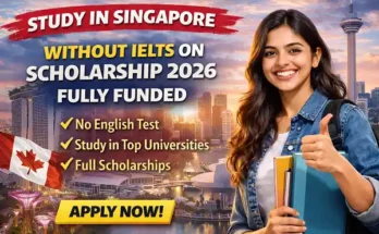 Study in Singapore Without IELTS on Scholarship 2026 (Fully Funded)