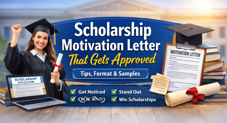 Scholarship Motivation Letter That Gets Approved (Tips, Format & Samples)