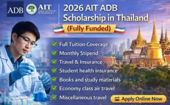 2026 AIT ADB Scholarship in Thailand (Fully Funded) – Complete Guide for International Students