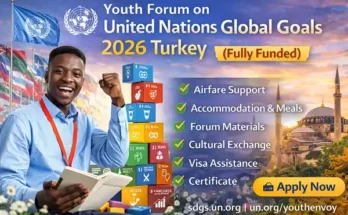 Youth Forum on United Nations Global Goals 2026 Turkey (Fully Funded)