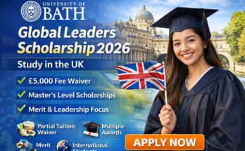 Global Leaders Scholarship 2026 | University of Bath — Fully Detailed Guide
