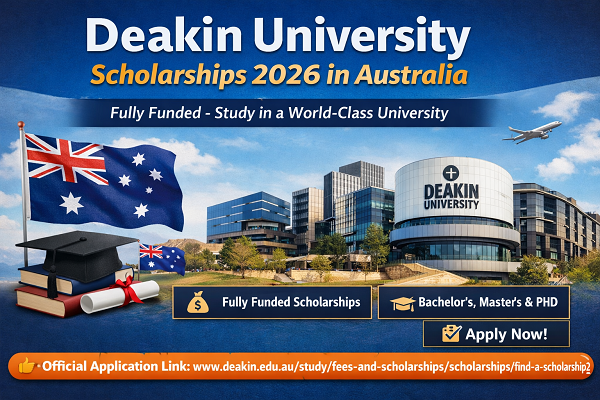 ๐ Deakin University Scholarships 2026 in Australia (Fully Funded) โ Study at a World-Class University