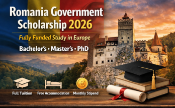 Romania Government Scholarship 2026 – Fully Funded Study Opportunity in Europe (Bachelor’s, Master’s & PhD)
