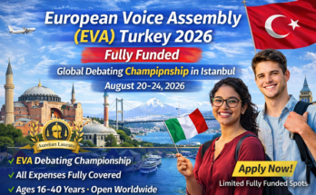 European Voice Assembly (EVA) Turkey 2026 – Fully Funded Global Debate Conference in Istanbul
