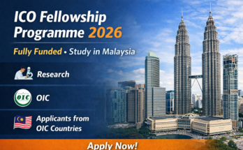 ICO Fellowship Programme 2026 (Fully Funded) – Study in Malaysia