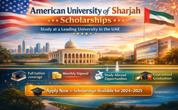 American University of Sharjah Scholarships 2026 | Study in UAE with Financial Support
