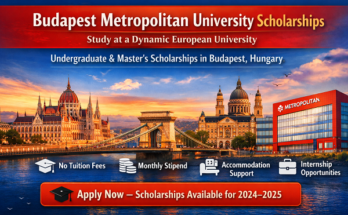 Budapest Metropolitan University Scholarships 2026 in Hungary