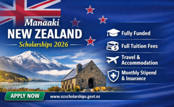 Manaaki New Zealand Scholarships 2026 (Fully Funded) – Study in New Zealand